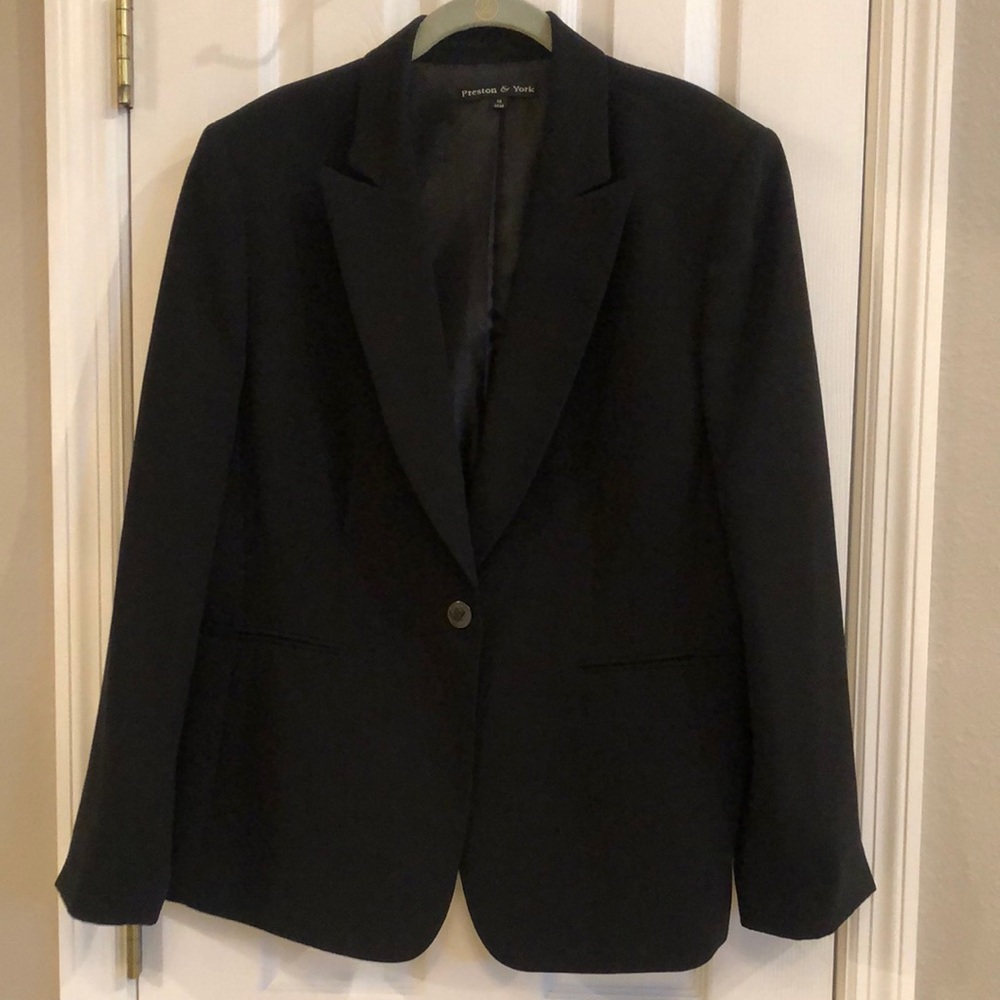Preston & York Black Blazer